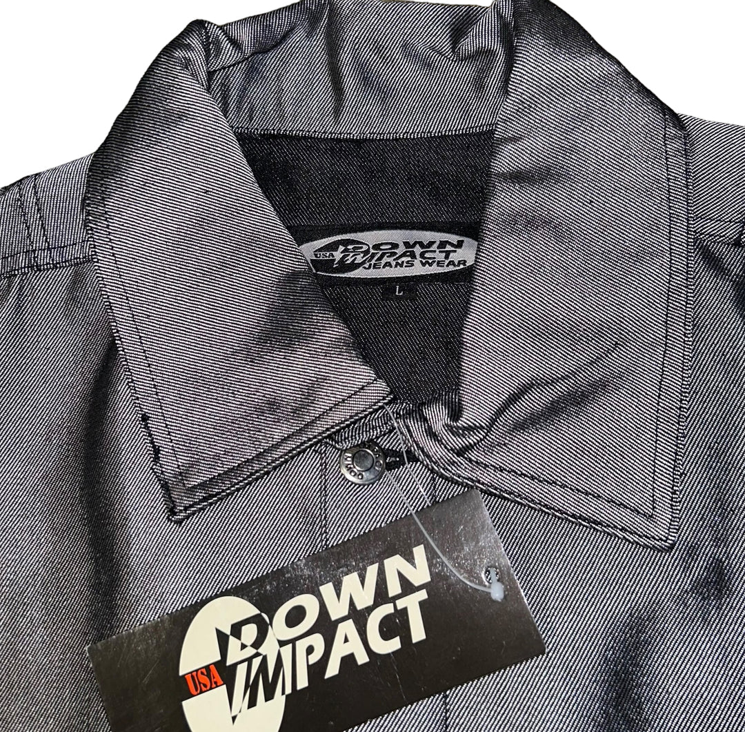 Vintage Shiny Hip-Hop Down Impact Jacket