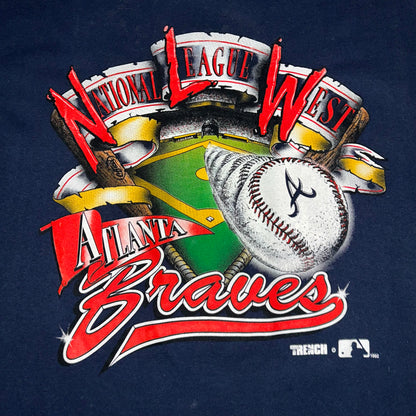 T-shirt Atlanta Braves Nationa League West Vintage 1992   (XL)