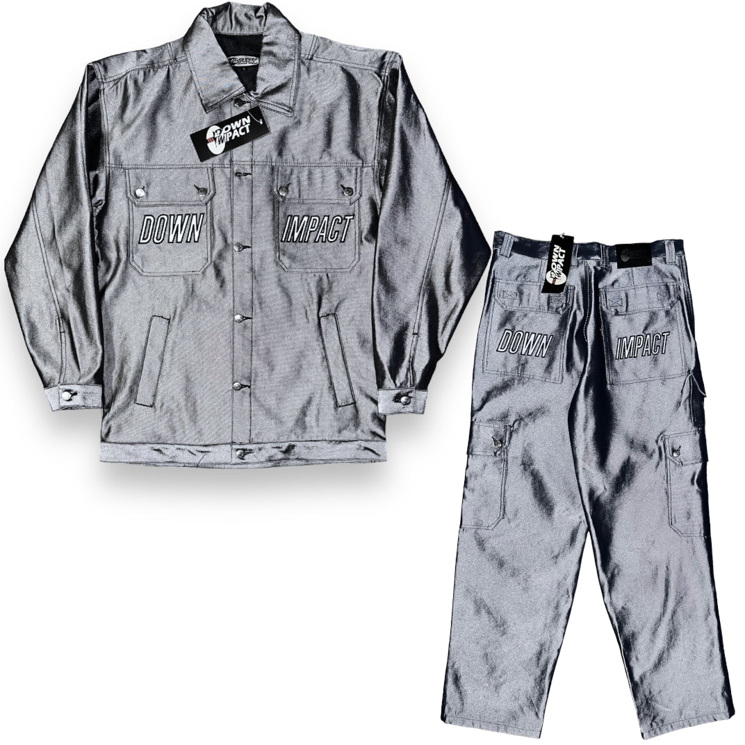 Down Impact Hip-Hop Vintage Shiny Outfit