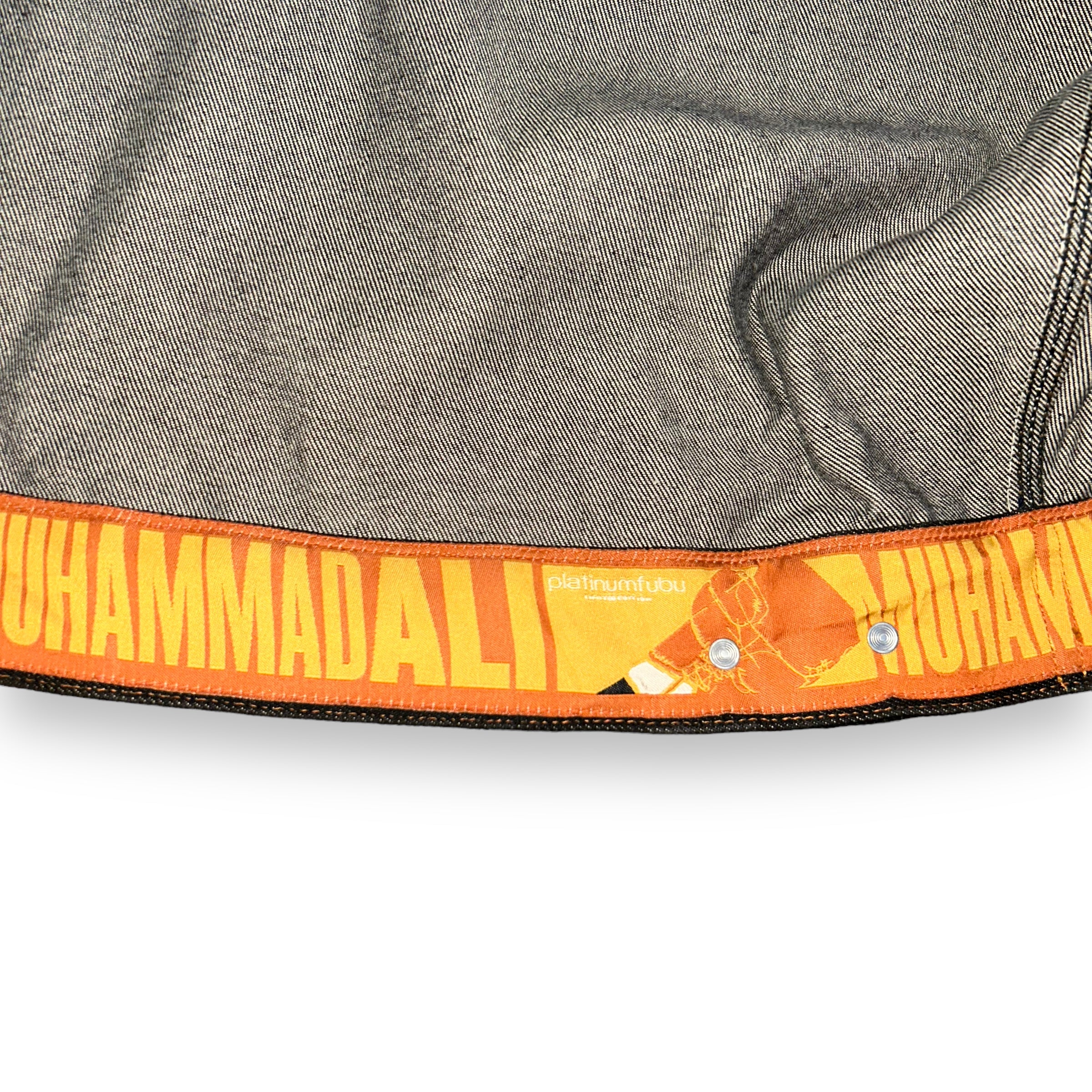 Giacca in Jeans Platinum FUBU Muhammad Ali Vintage  (XL)