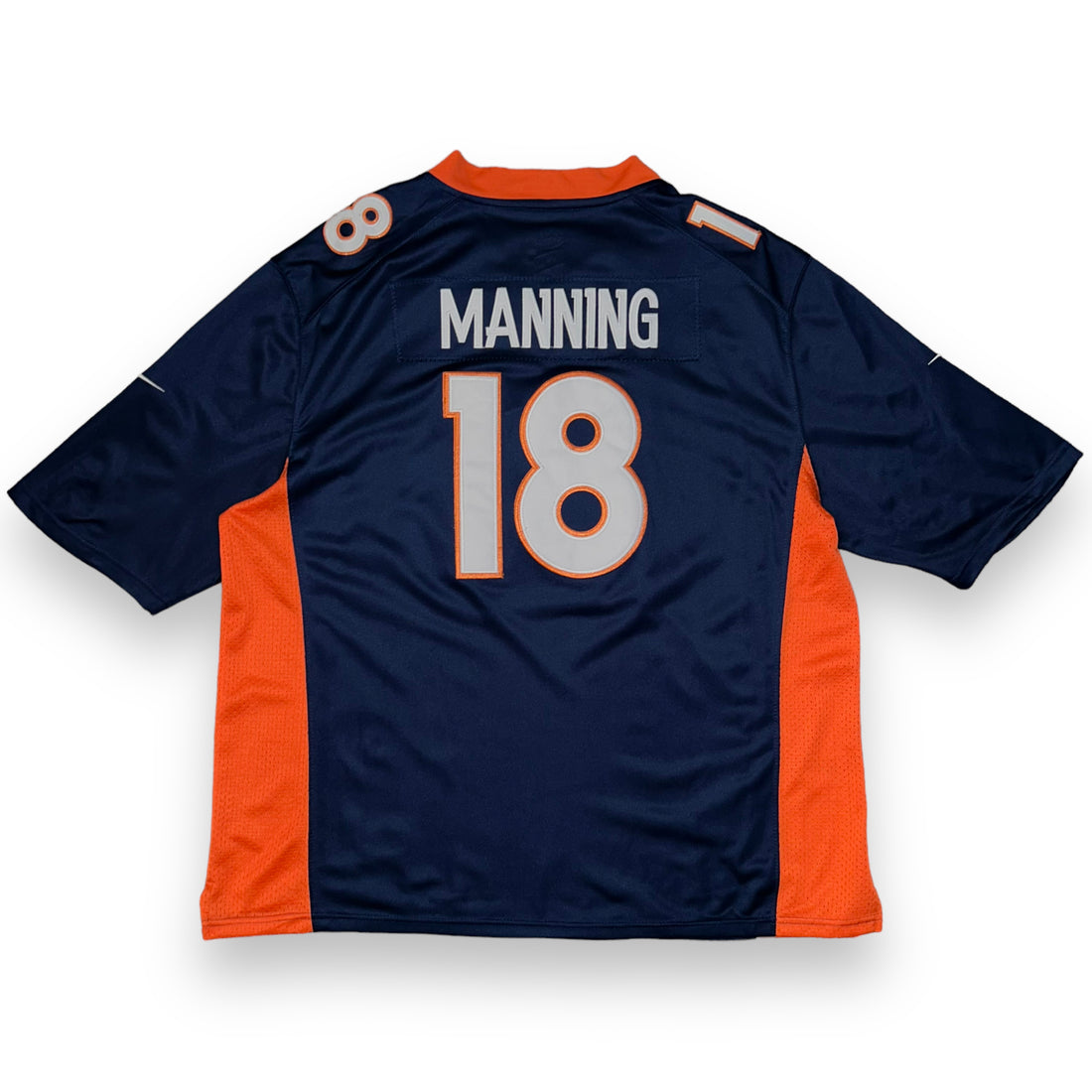 Nike, Shirts, Denver Broncos Unisex Large 44 Nike Nfl Jersey Manning 8  Black Football