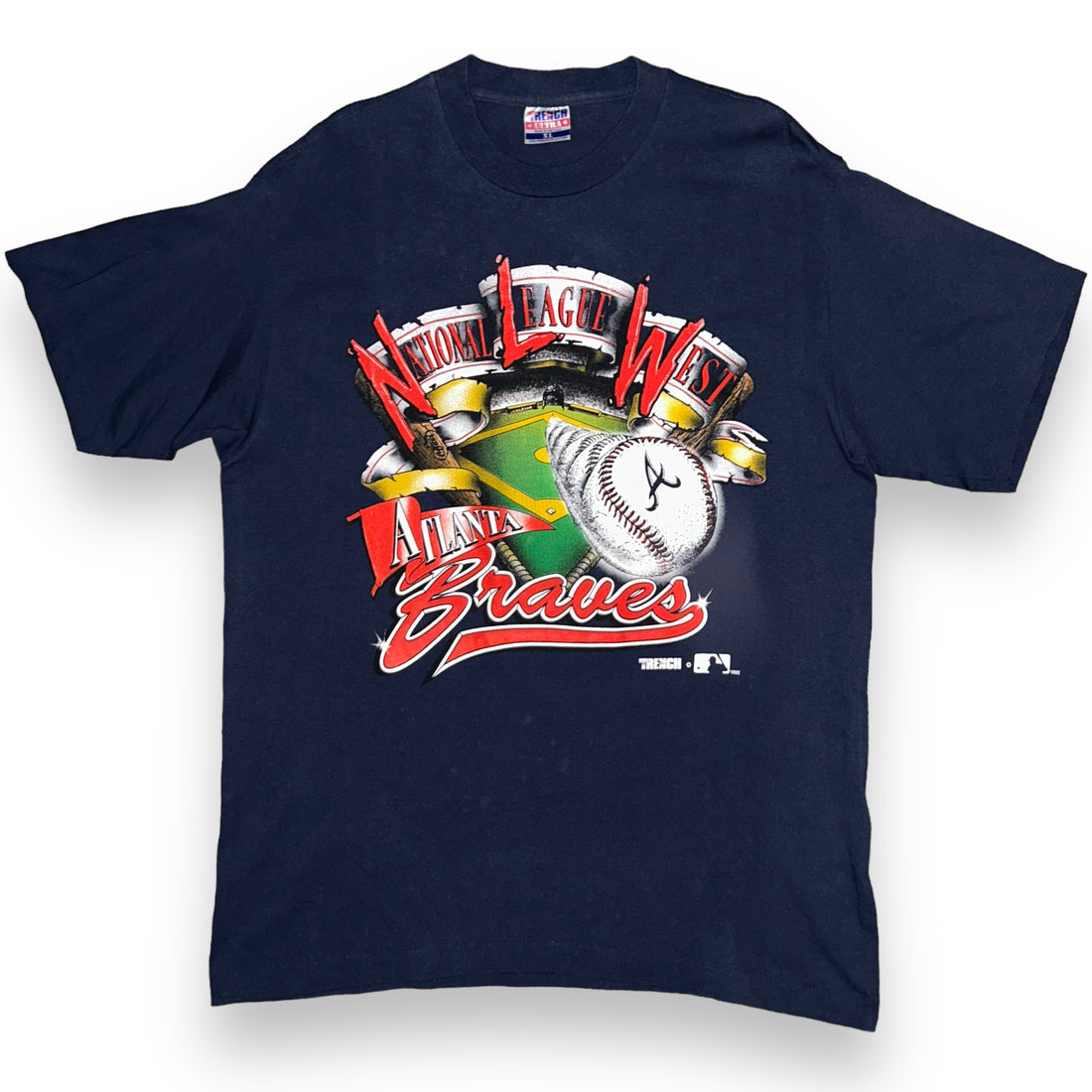 T-shirt Atlanta Braves Nationa League West Vintage 1992   (XL)