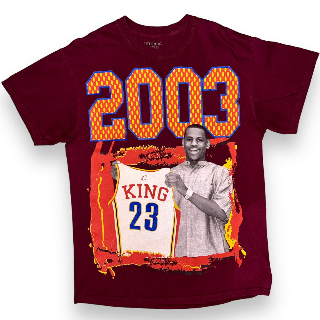 Cleveland Cavaliers King NBA T-Shirt (S/M)