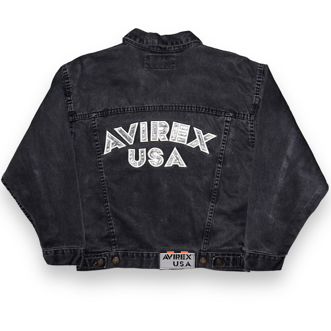 Avirex USA Vintage Denim Jacket (XS/S)