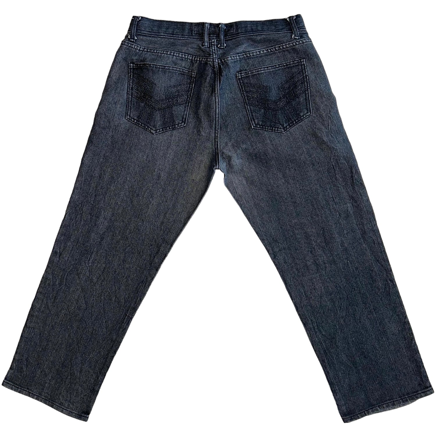 Baggy jeans nero (38 USA XXL)