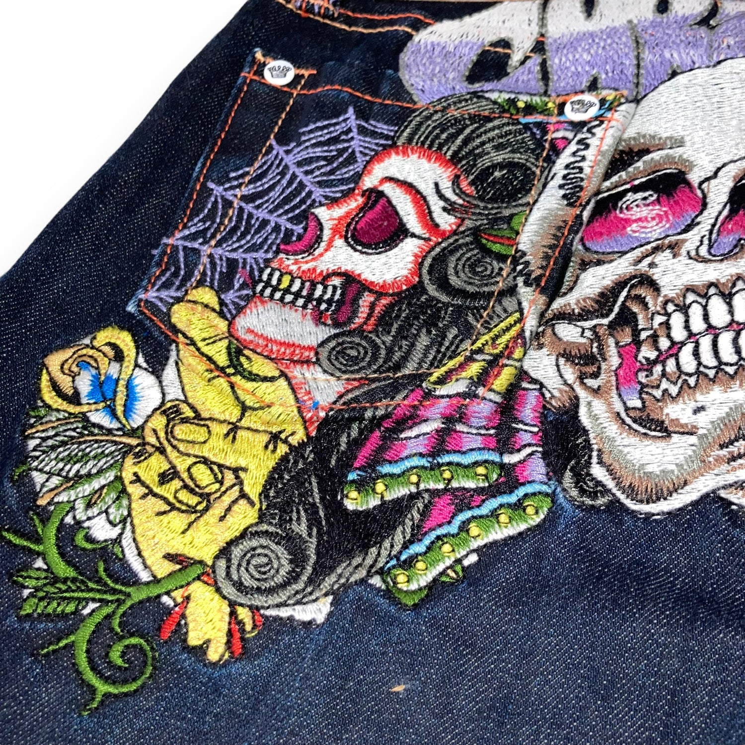 Baggy jeans Christian Audighier Ed Hardy  (26 USA  XS )