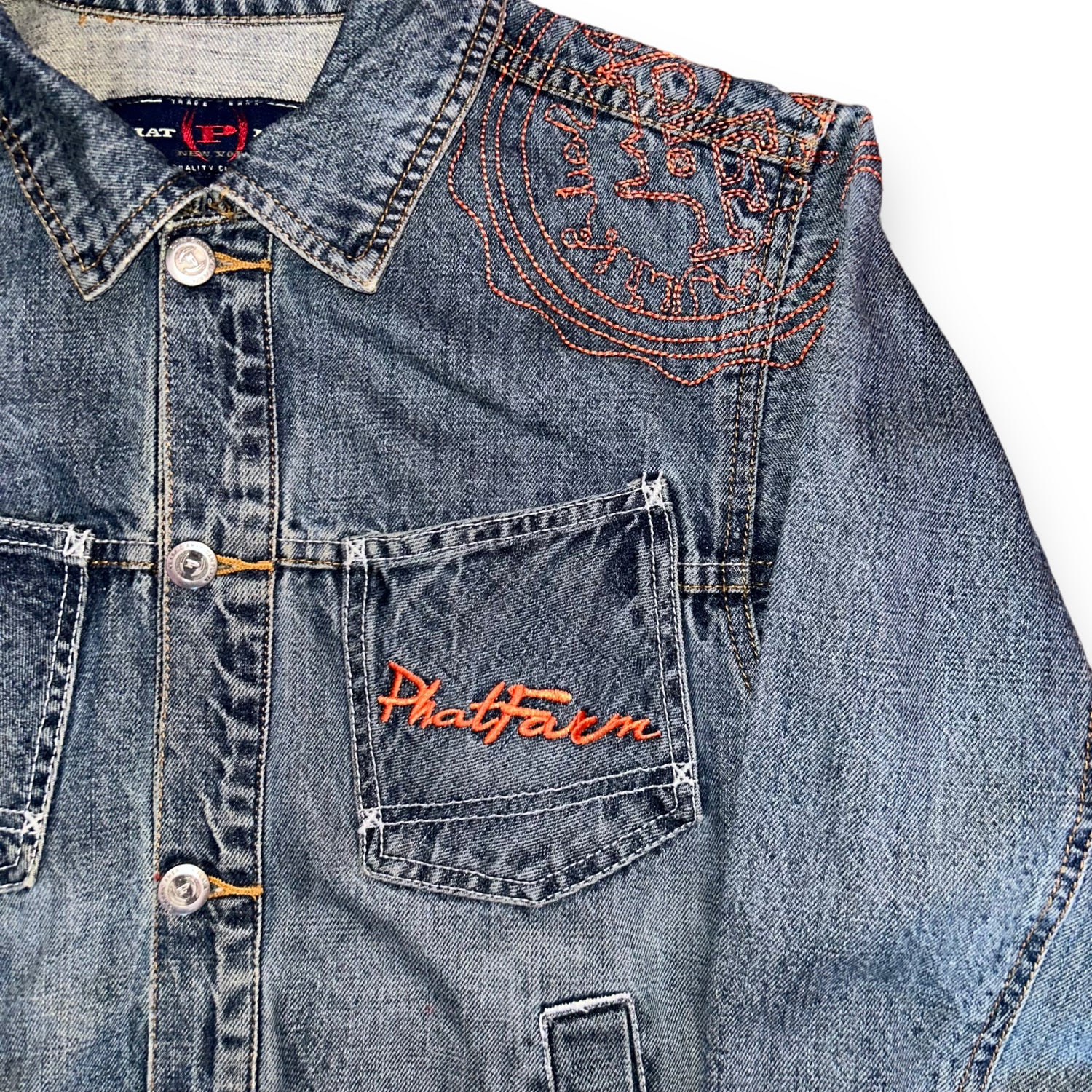 Giacca in Jeans Phat Farm Vintage  (S)
