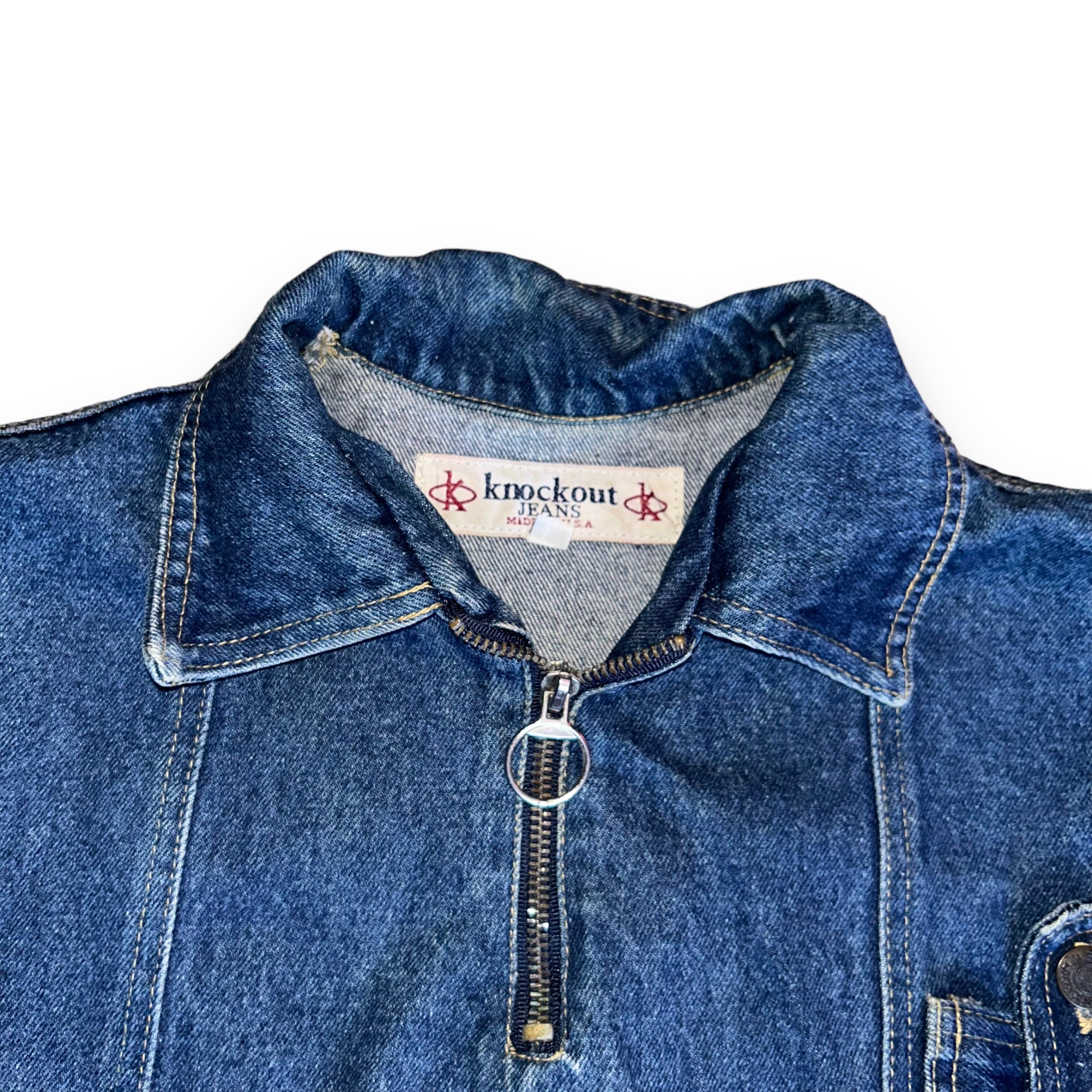 Giacca in Jeans KnockOut Vintage  (M)