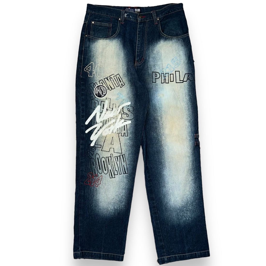Baggy jeans Raw Blue  (34 USA  L)