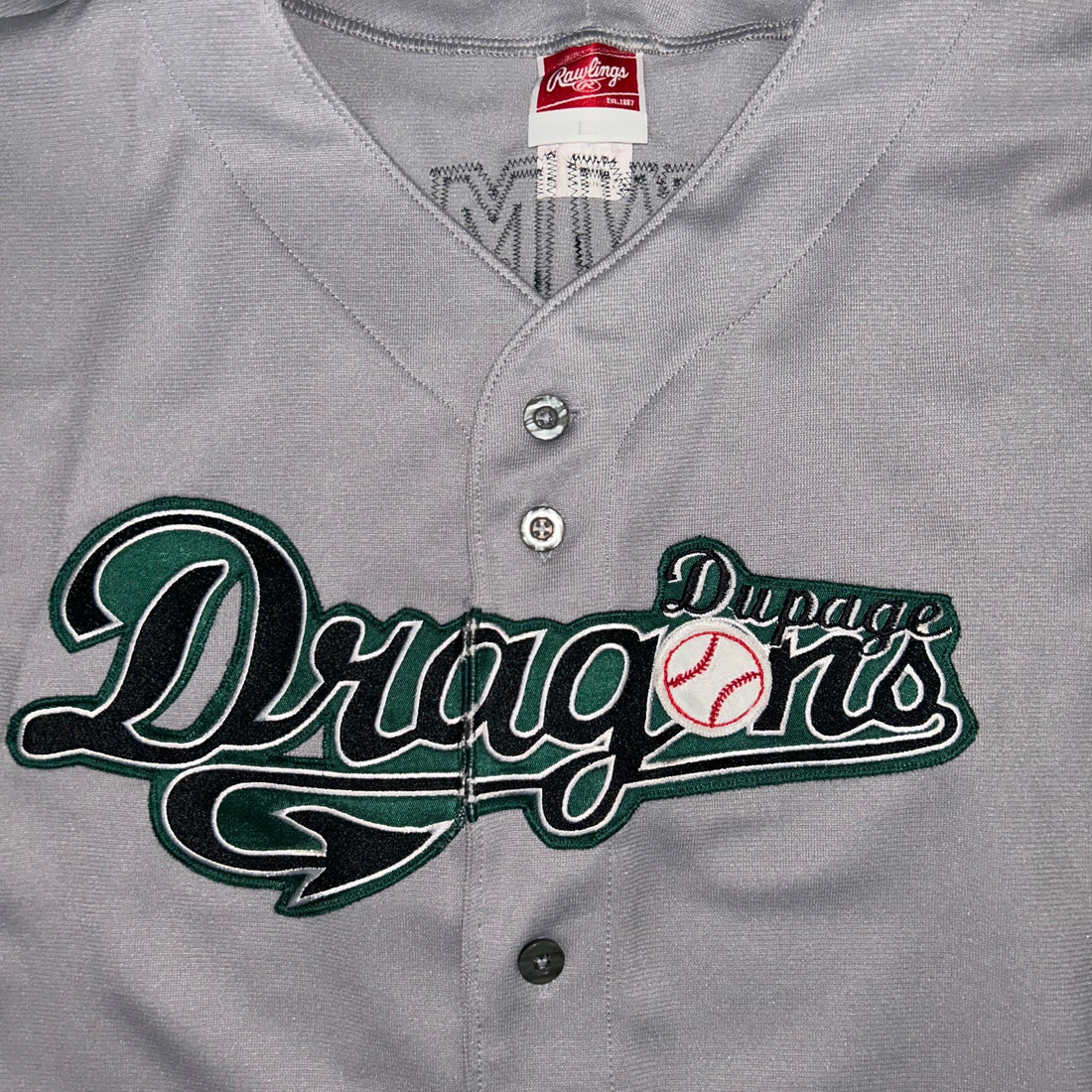 Jersey Baseball Dupage DRANGONS Vintage  (XL)