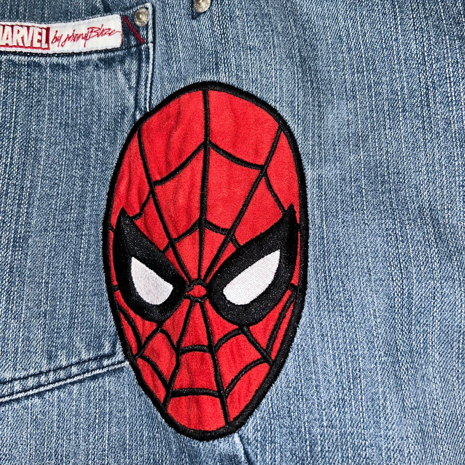 Baggy Jeans Johnny Blaze Spider-Man Marvel Vintage  (34 USA  L)