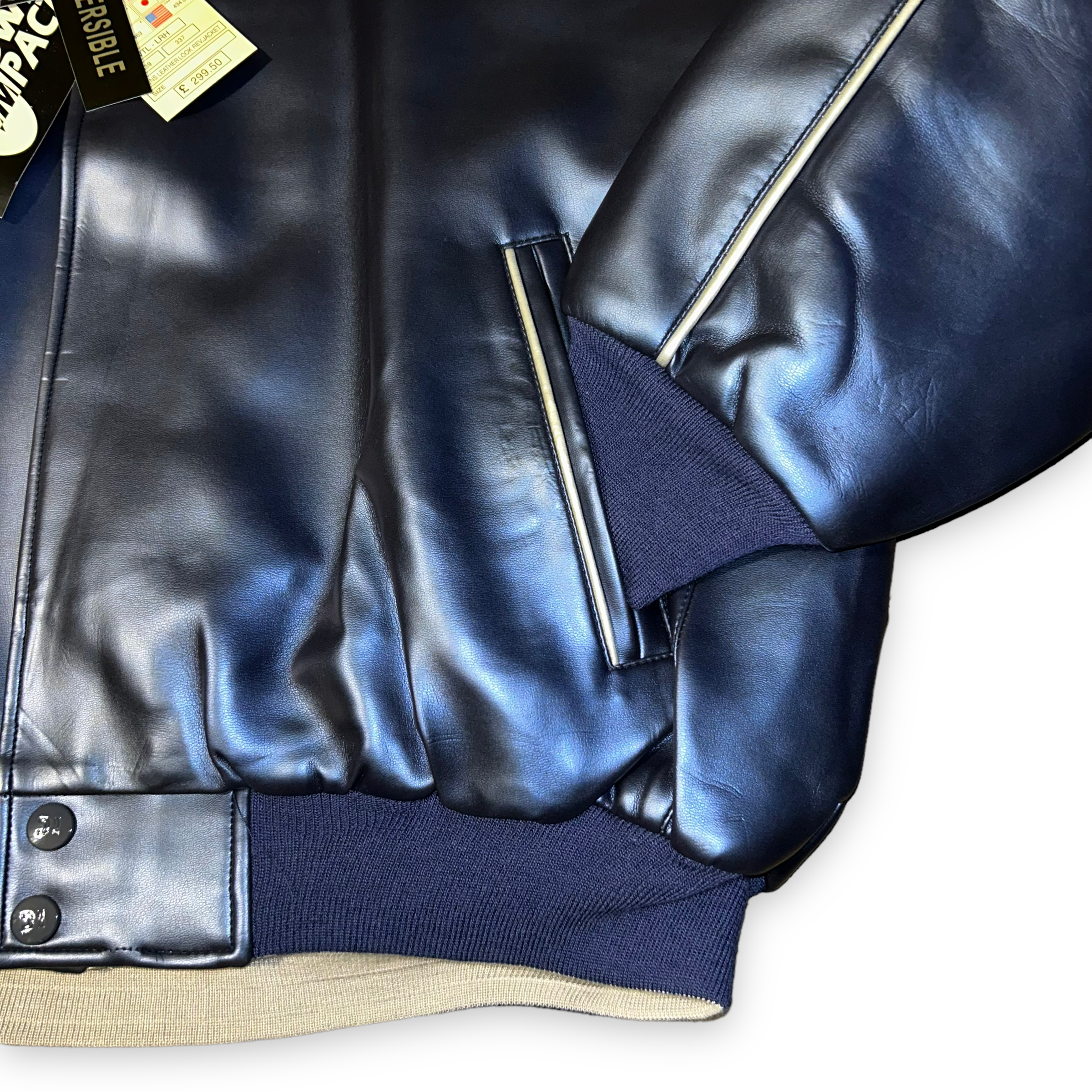 Bomber Down Impact doublefaces in Hip-hop Vintage leather