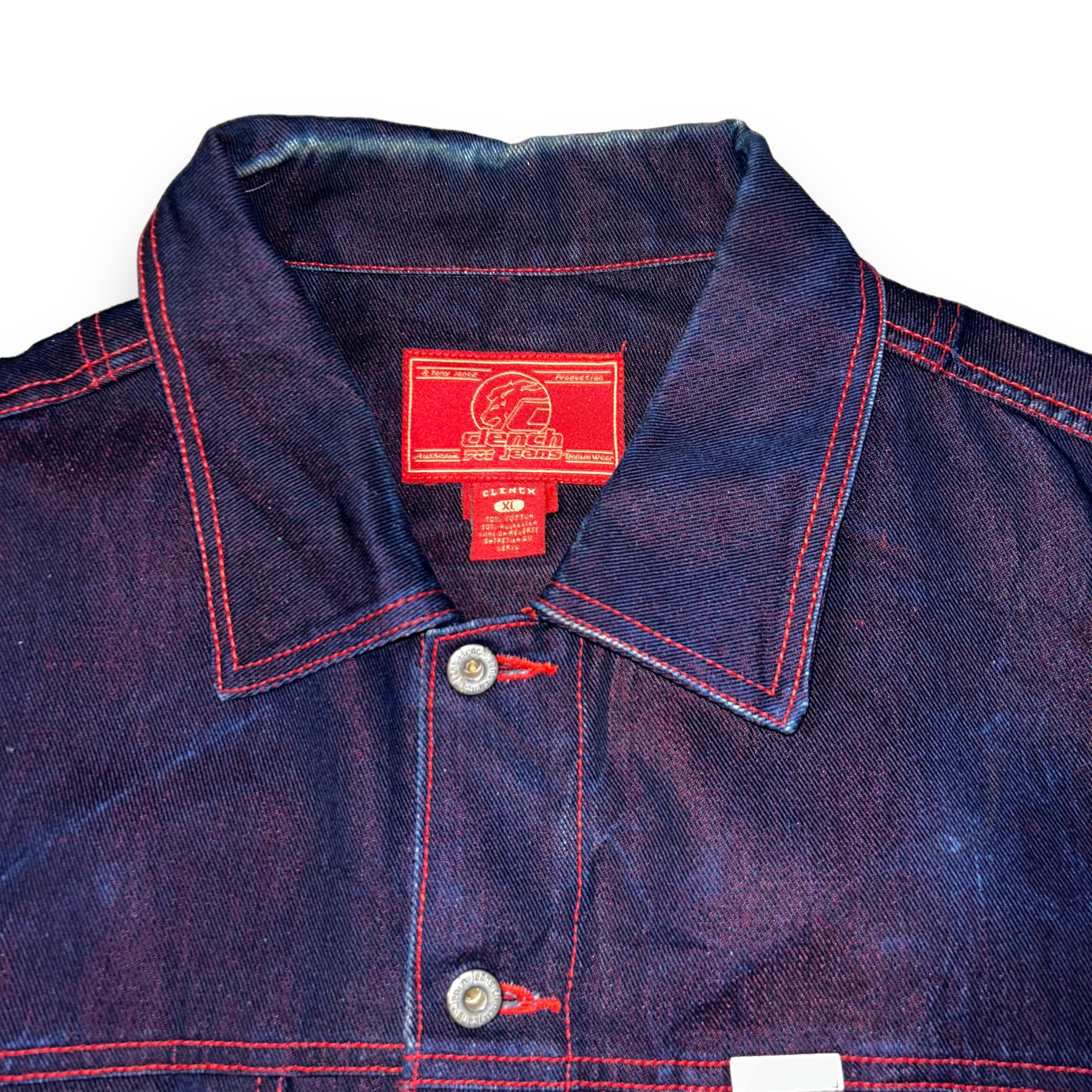 Vintage Clench Denim Jacket (XXL)