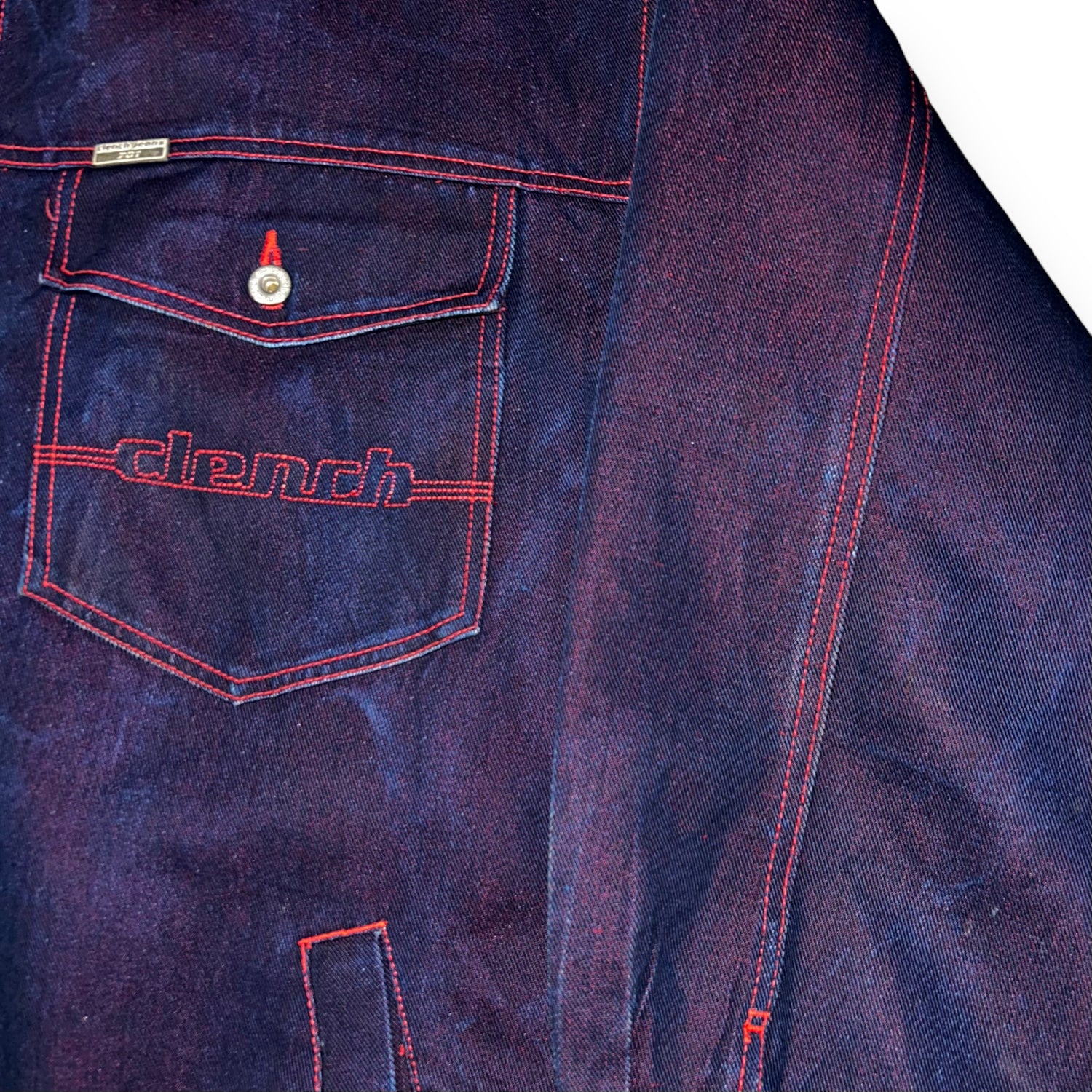 Vintage Clench Denim Jacket (XXL)