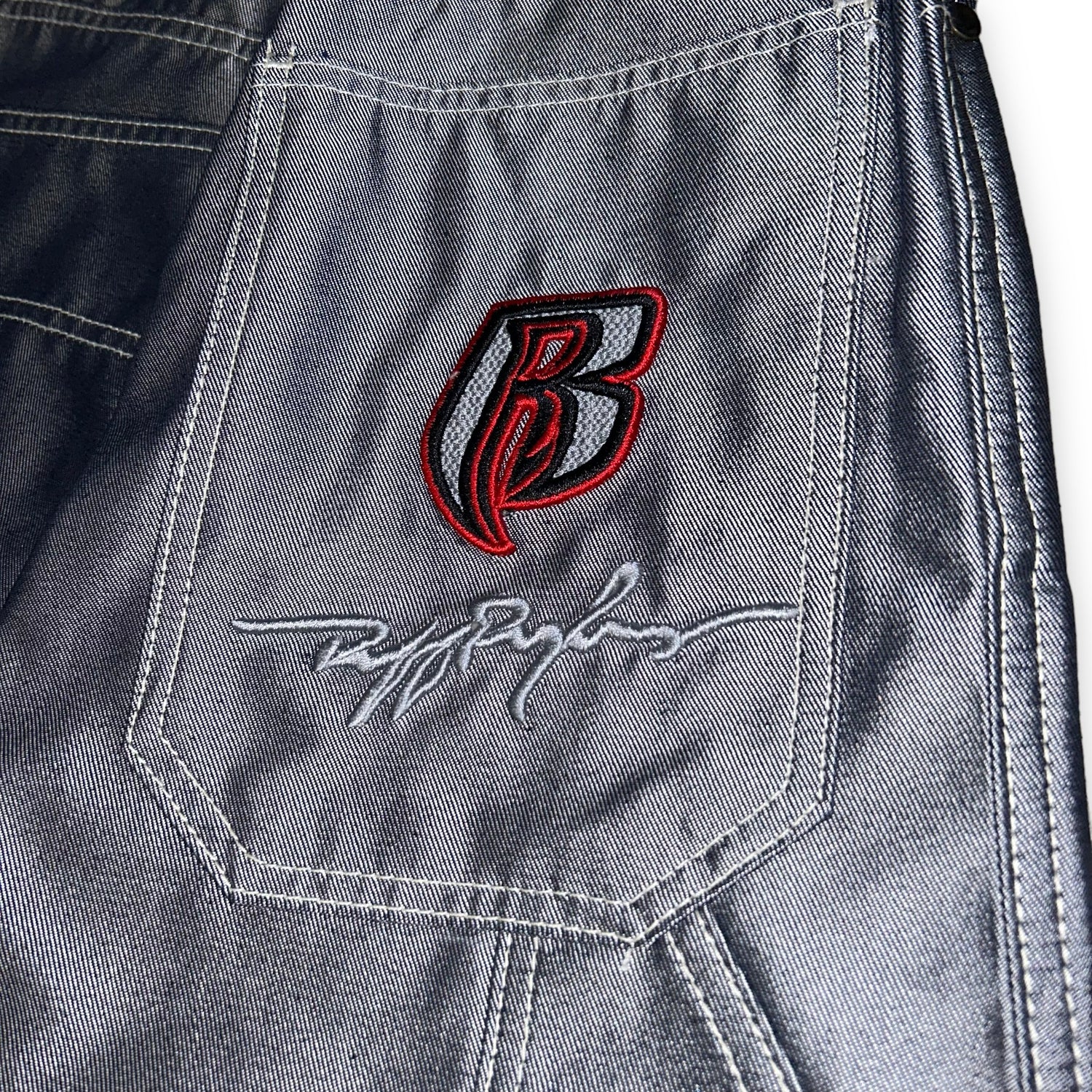 Baggy jeans Ruff Ryders shiny (24 USA XXS) - oldstyleclothing