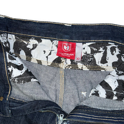 Baggy Jeans Wu Wear Wu-Tang Clan Vintage (32 USA M) - oldstyleclothing