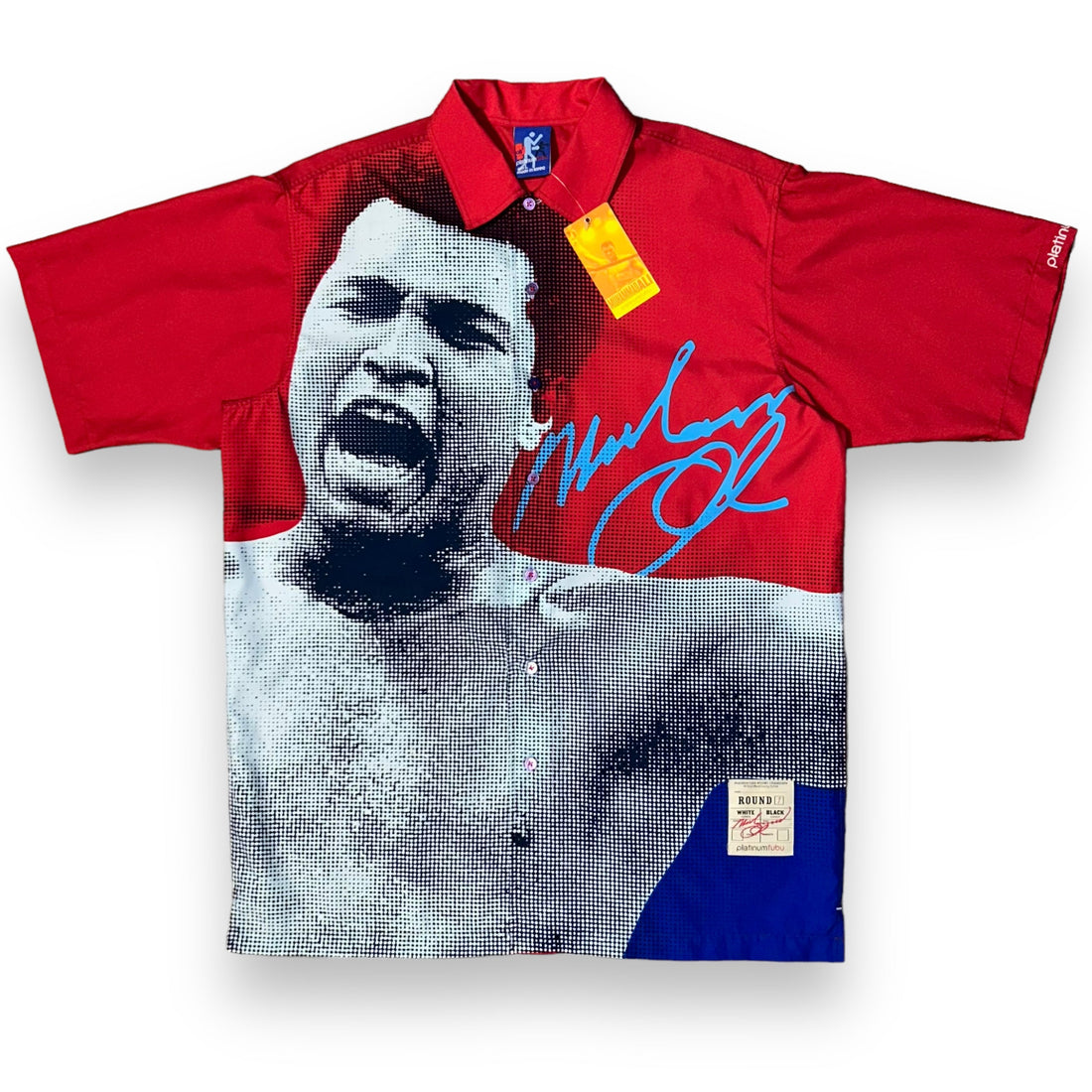 Camicia Platinum Fubu Muhammad Ali Vintage (XL) - oldstyleclothing