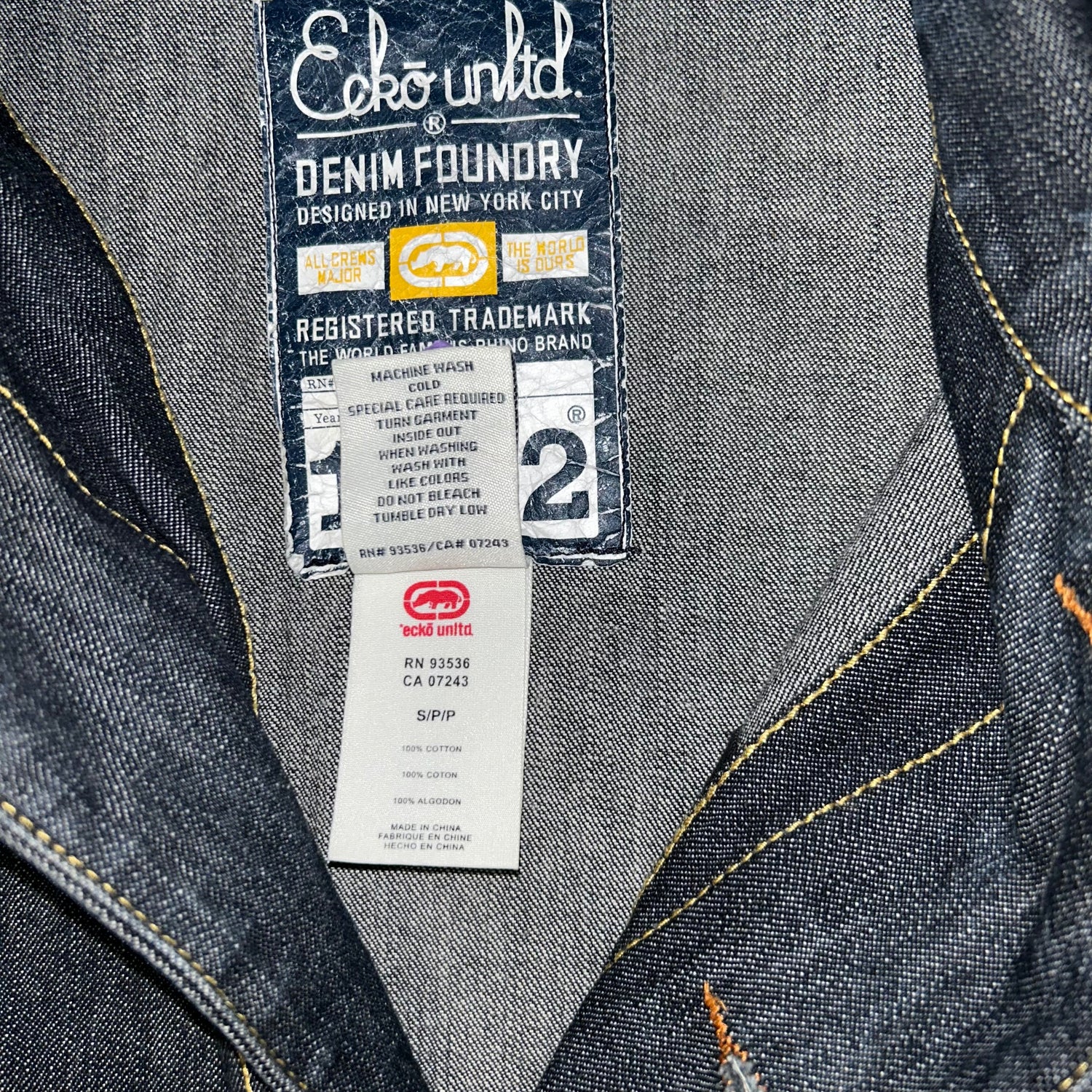 Giacca in Jeans Ecko Unlimited (M) - oldstyleclothing