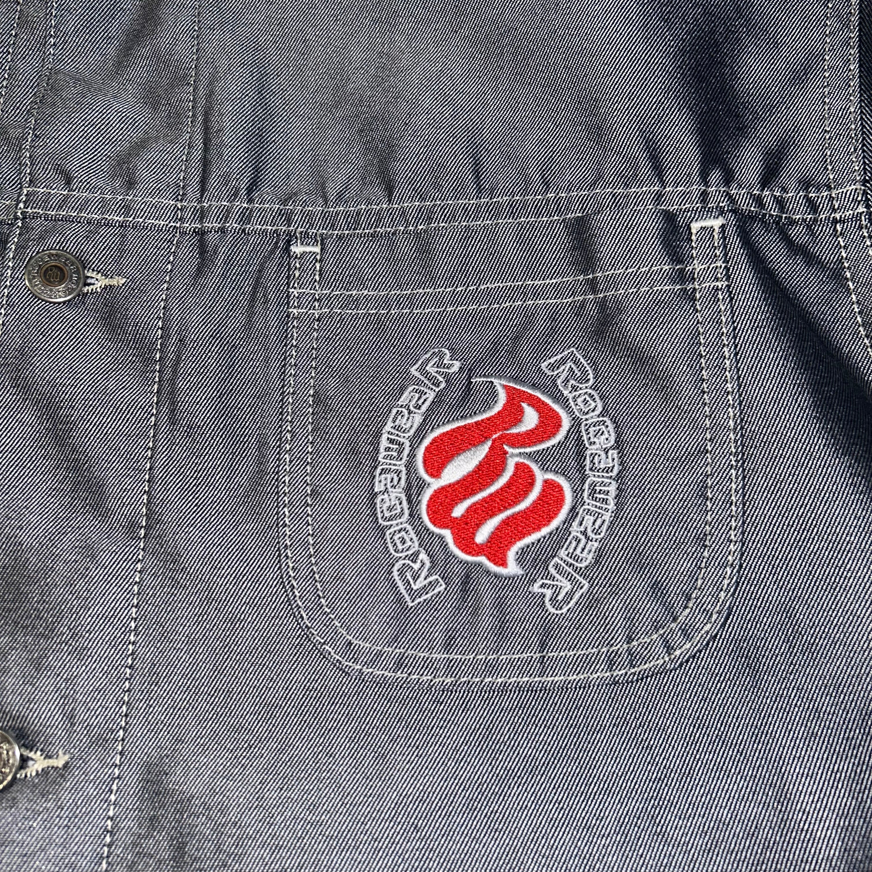 Giacca in jeans Rocawear vintage shiny (XL) - oldstyleclothing