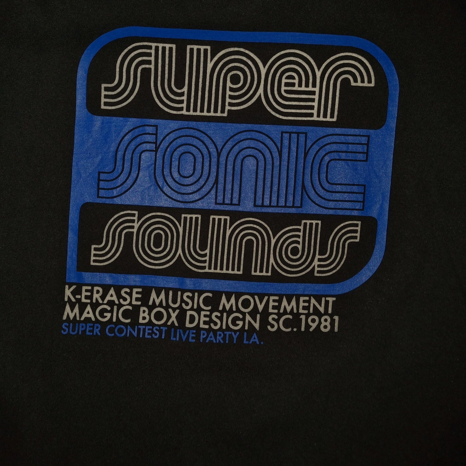 T-shirt Super Sonic Sound (M) - oldstyleclothing